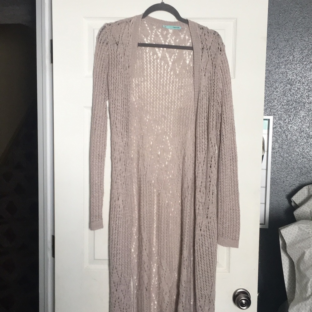 Long Knitted Sweater.